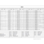 2024 Year At A Glance Calendar Word Template Pdf Jayne Gianina