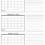 2025 3 Month Calendar Printable 1 Ines Abagail
