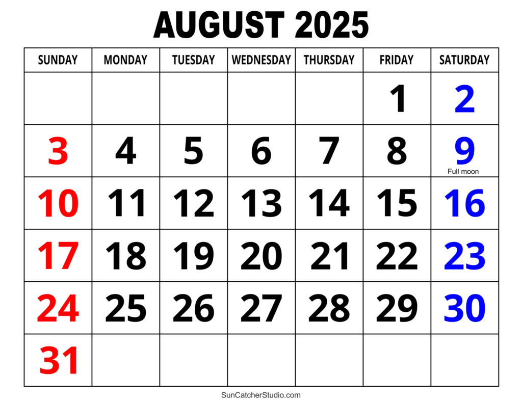 2025 August Calendar Festival Dates Calendar Kiah Selene