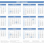 2025 Federal Holiday Calendar Printable Free Daryl Emiline
