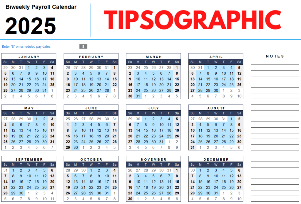2025 Pay Calendar Biweekly Valli Isabelle