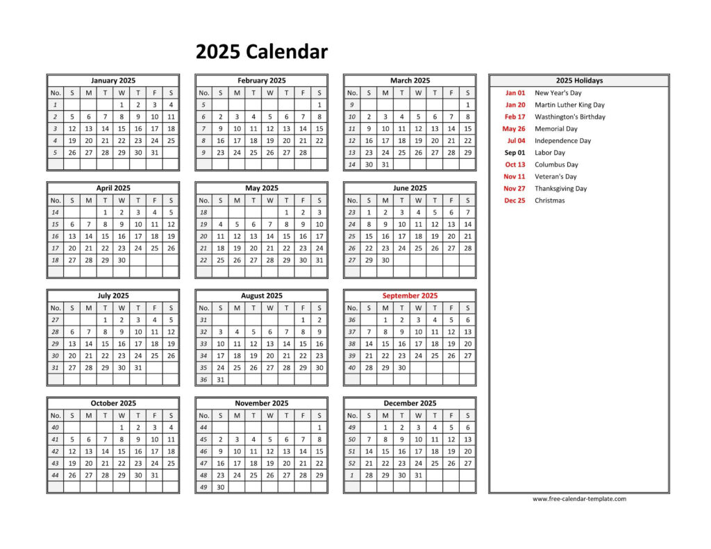 2025 Yearly Calendar Free Free Trial Cara Marris
