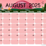 August 2025 Calendar 52 Free PDF Printables