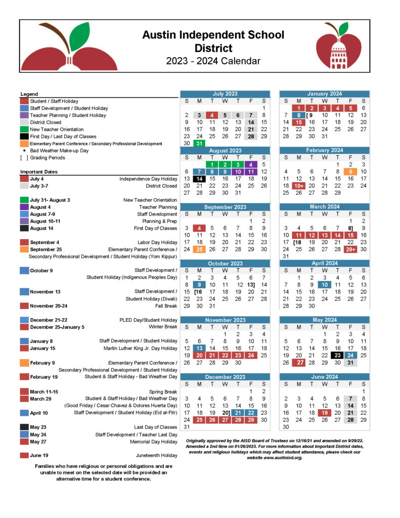 Austin Isd Calendar 2025 20 Tate Samaria