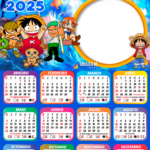 Calendario 2025 One Piece Con Danyette