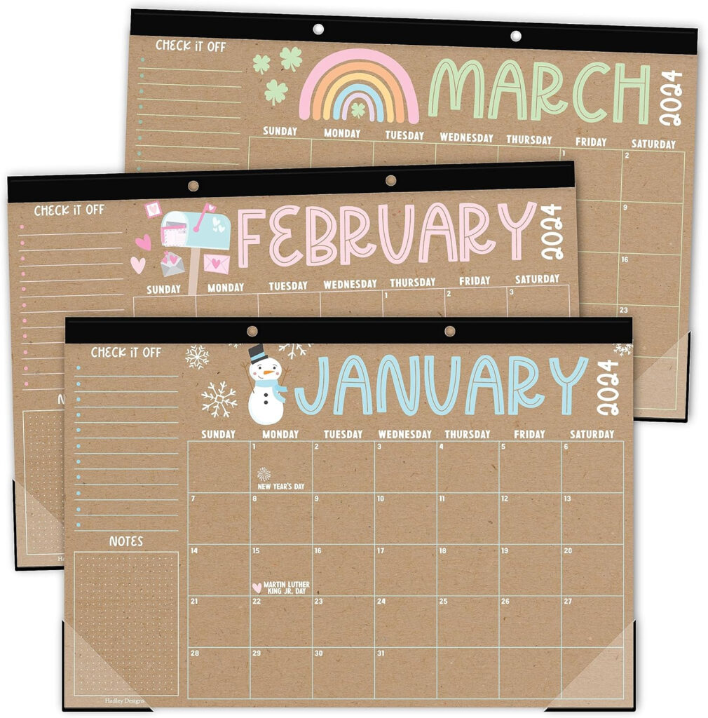 Doodle Large Desk Calendar 2024 2025 Desk Calender Peru Ubuy
