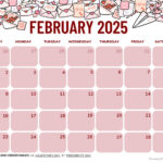 Feb Calendar 2025 Valentine Week Jill Sydney