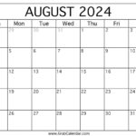 Free Printable Calendar August 2024 May 2024 Printable Calendar