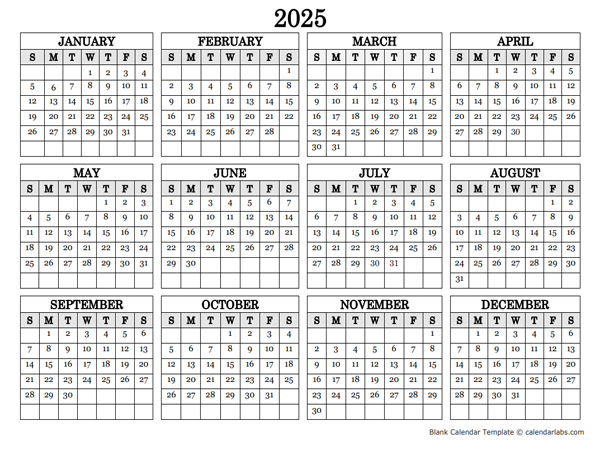 Free Printable Calendar For 2025 Landscape Kip Caritta