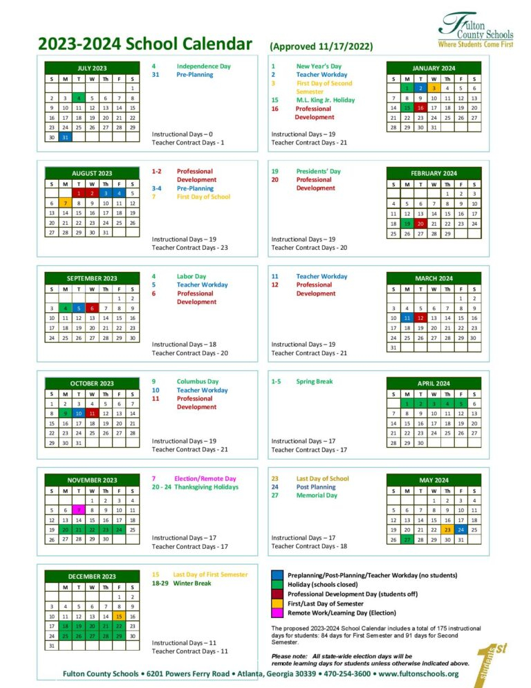 Fulton County 2025 2026 School Calendar Dawna Erminia