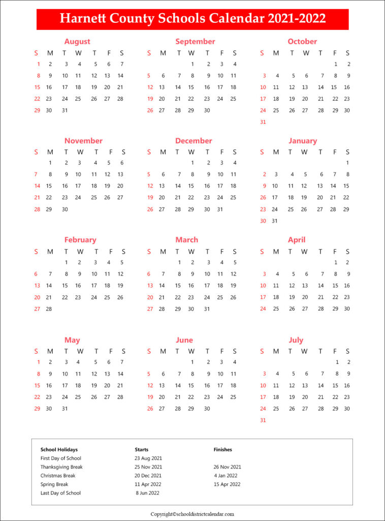 Harnett County Schools Calendar 2022 2023 May 2022 Calendar