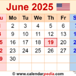 June 2025 Calendar