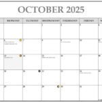 October 2025 Lunar Phase Calendar Calendrier 2025 2026 Gratuit