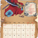 One Piece 2025 Square Calendar Calendar Free Shipping Over 20