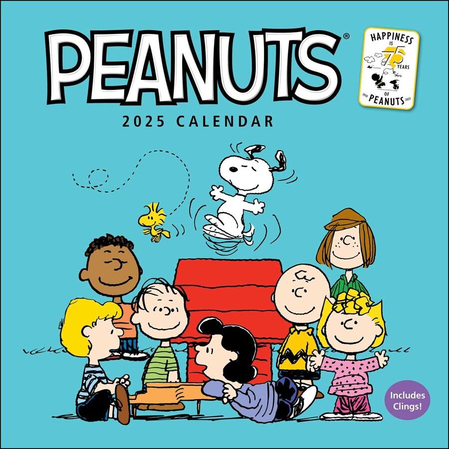 Peanuts 2025 Wall Calendar Book Summary Video Official Publisher