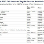Psu Academic Calendar Spring 2025 Class Lucas Coleman