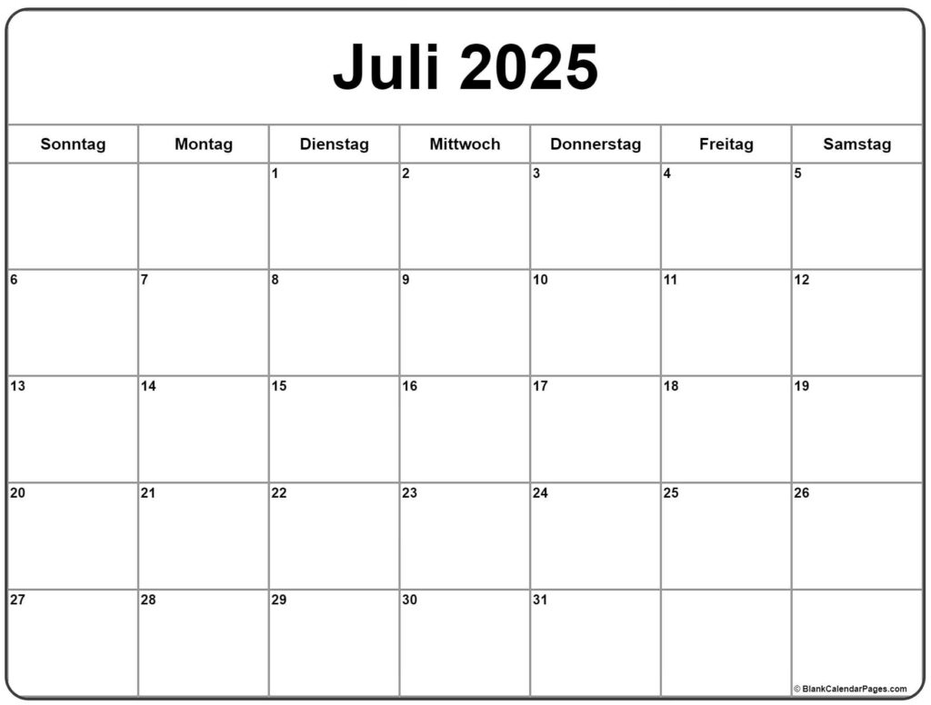 Zeitrechnung Juli 2025 Ausdrucken Modern Zeitgen ssisch Aktualisiert 