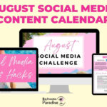 100 Killer August Social Media Ideas Free Content Calendar