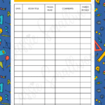 17 Cute Reading Logs FREE PRINTABLE Cassie Smallwood