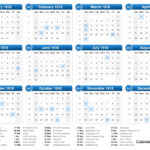 1918 Calendar