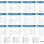 1943 Calendar