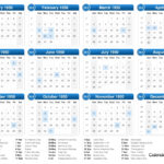 1950 Calendar