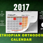 2017 Ethiopian Orthodox Fasting Calendar Ethiopian Calendar Digital