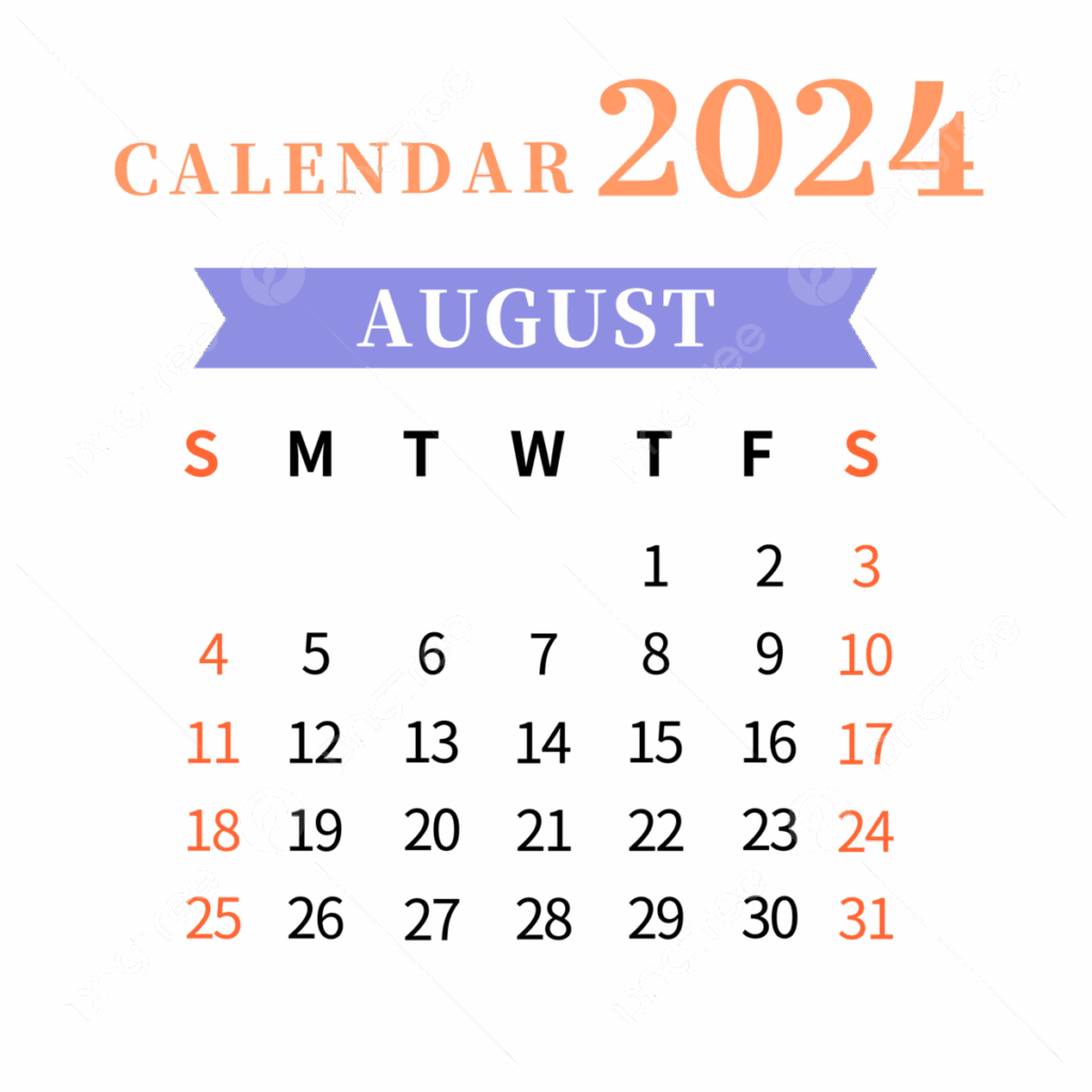 2024 August Calendar Free Printable Template Downloads Calendar Desk 2024