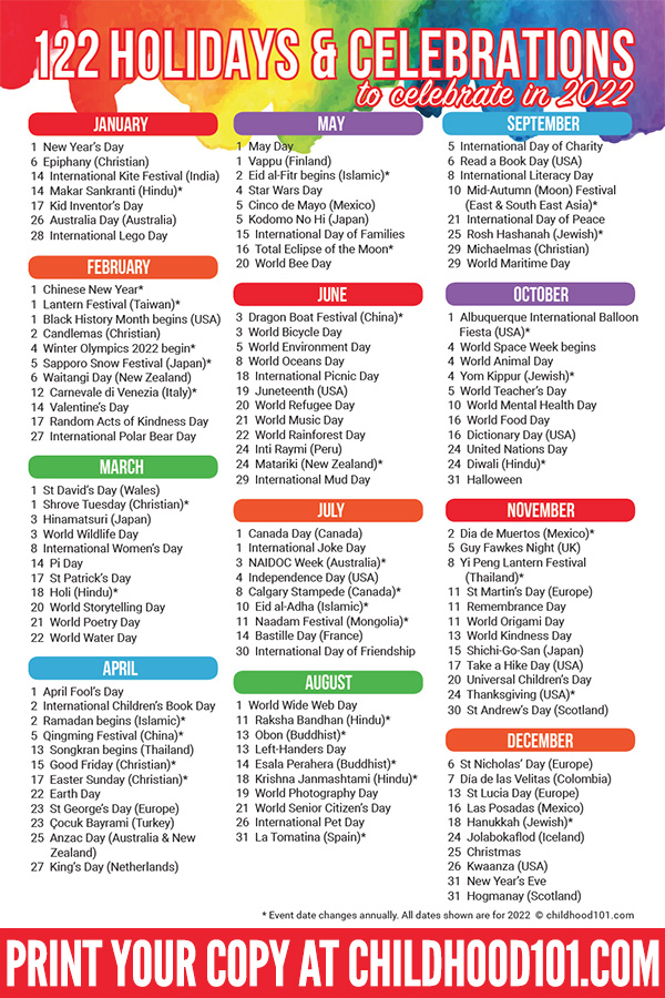 2024 International Days Calendar Calendar Productivity Hacks