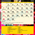 2025 November Calendar Hindi And English Letters Savannah A Ryland