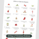 24 Acts Of Kindness Good Deeds Kids And Family Activity December