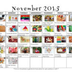 30 November Activities For Kids Free Activity Calendar November