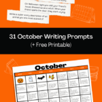 31 October Writing Prompts Free Printable Imagine Forest
