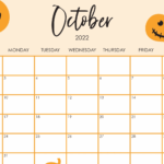 40 Free Printable October Calendars 2022