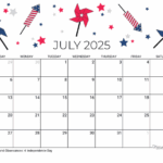 4th Of July 2025 Calendar Cecil Daphene