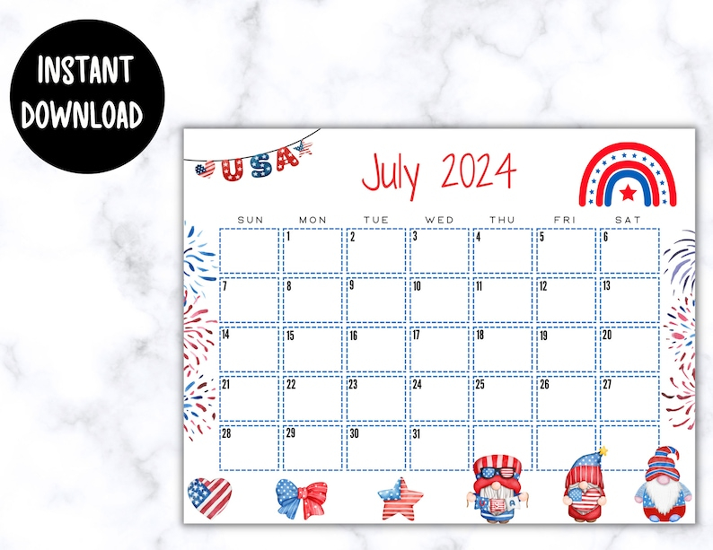 4th Of July 2025 Calendar Date Dorothy C Brown