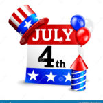 4th Of July Calendar Icon Stock Vector Illustration Of Star 41047962