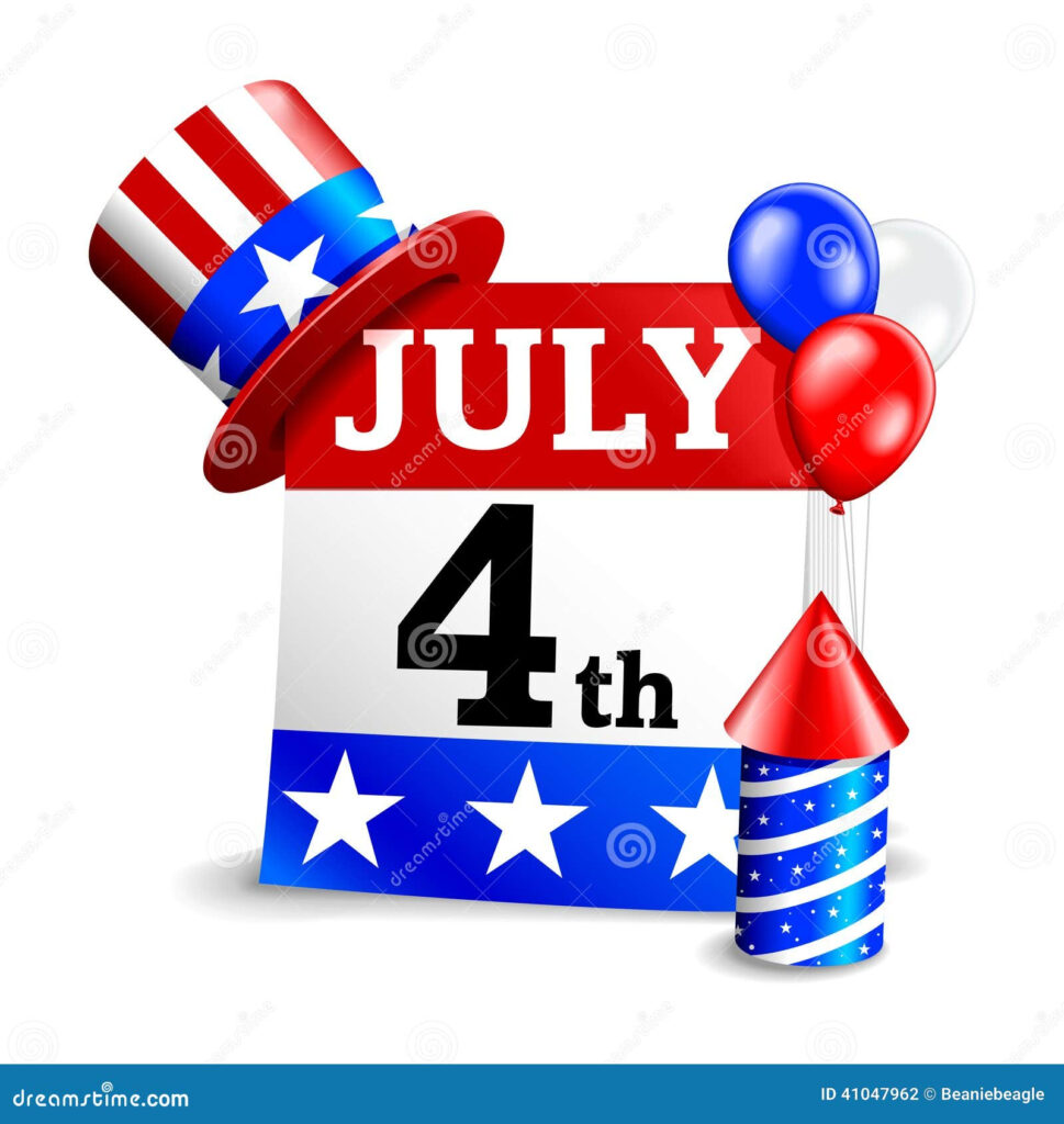 4th Of July Calendar Icon Stock Vector Illustration Of Star 41047962