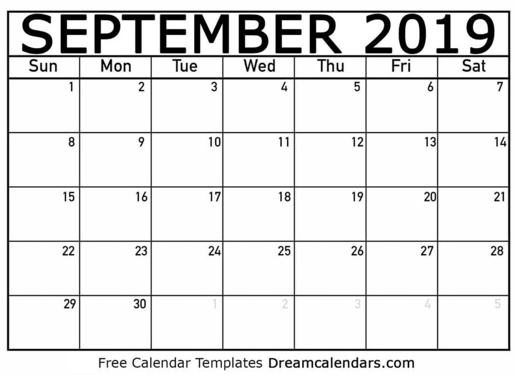 A Calendar Of September Kelsy Mellisa