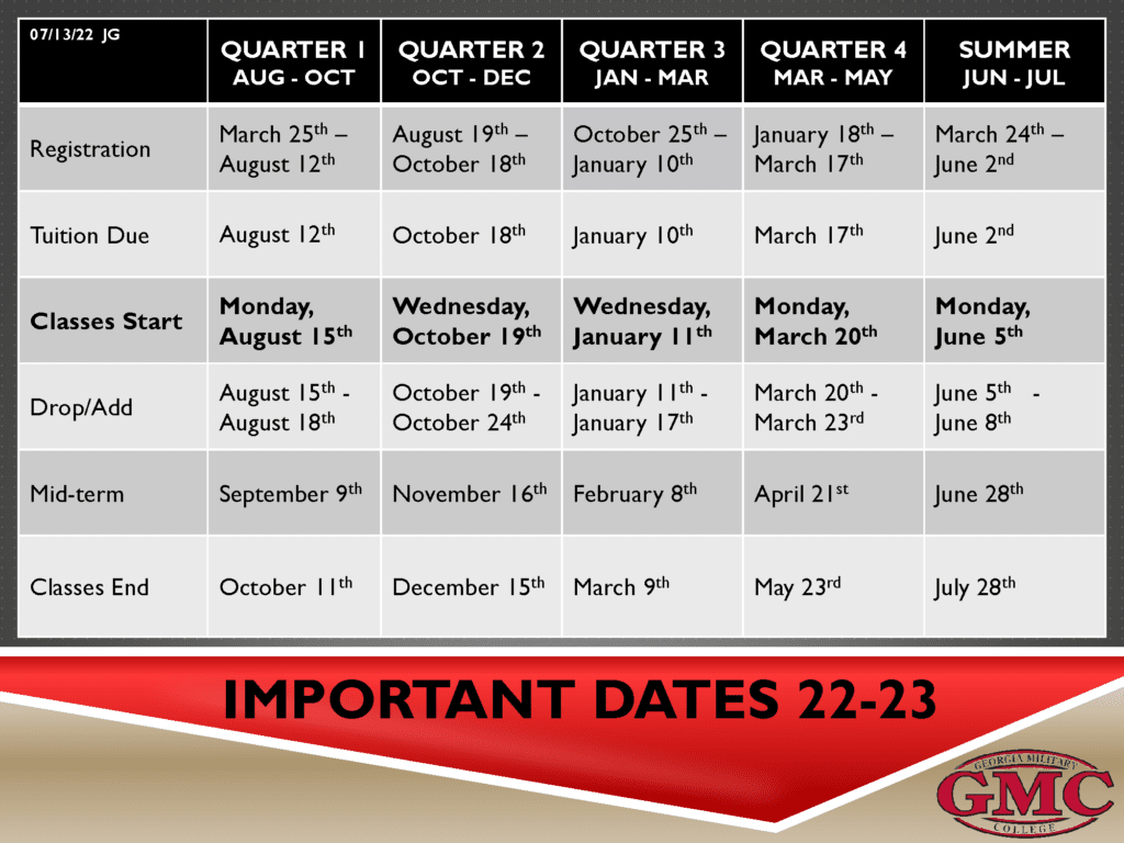 Academic Calendar Augusta University Bobina Melisa