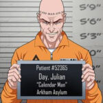 An Image Of A Man Holding Up A Sign That Says Patient 52385 Day Julian