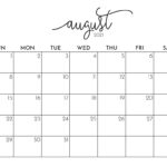 August 2021 Calendars 15 Free Printables Printabulls
