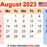 August 2023 Calendar Printable Templates iesanfelipe edu pe