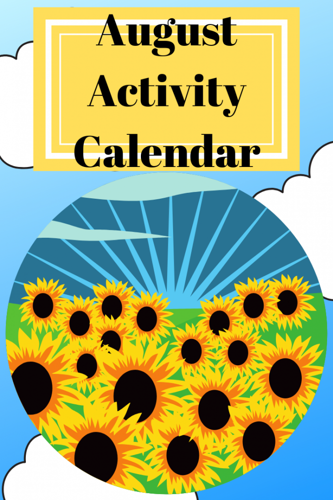 August Activity Calendar Senior Living Activities September 