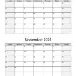 August And September 2024 Calendar WikiDates