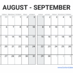 August And September Calendar 2024 Good Calendar Idea