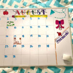 August Back To School Bullet Journal Calendar Style