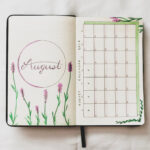 August Bullet Journal Calendar