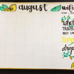 August Calendar Ideas