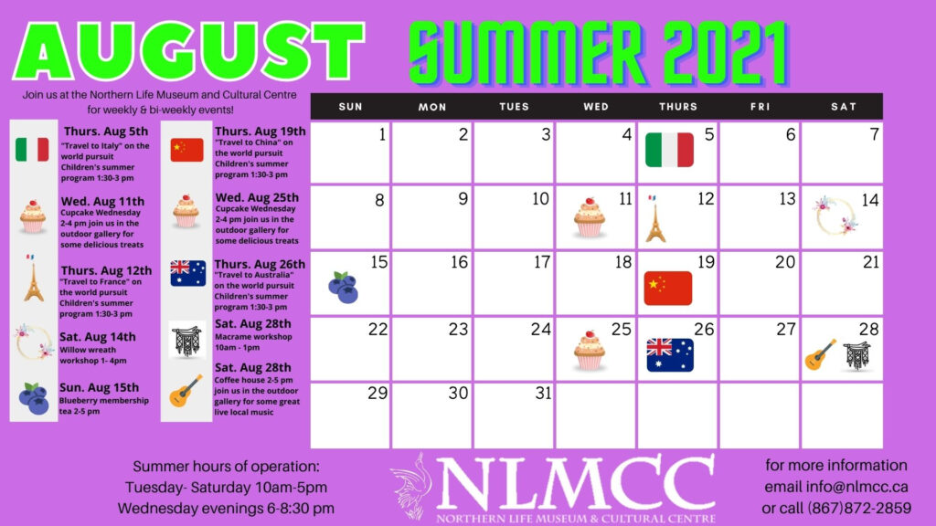 August Calendar Of Events Kelsy Mellisa